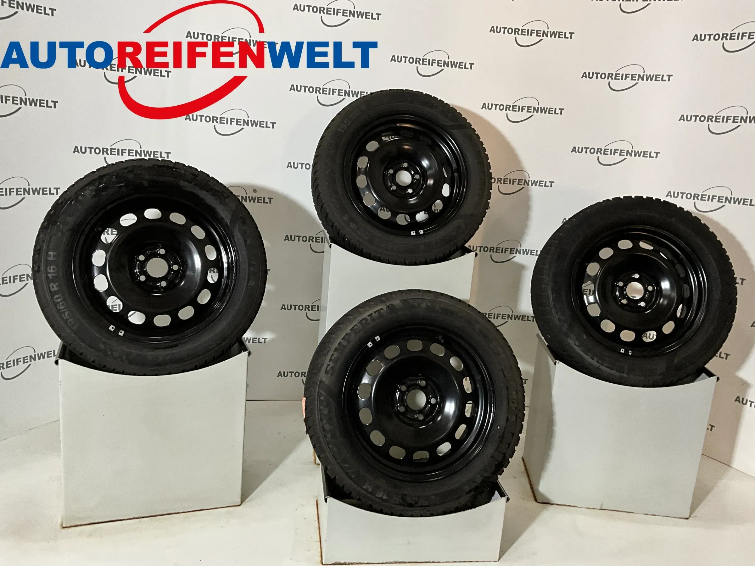 Winter Kompletträder 195/60R16 z.B. passend für VW Polo - Bild 1
