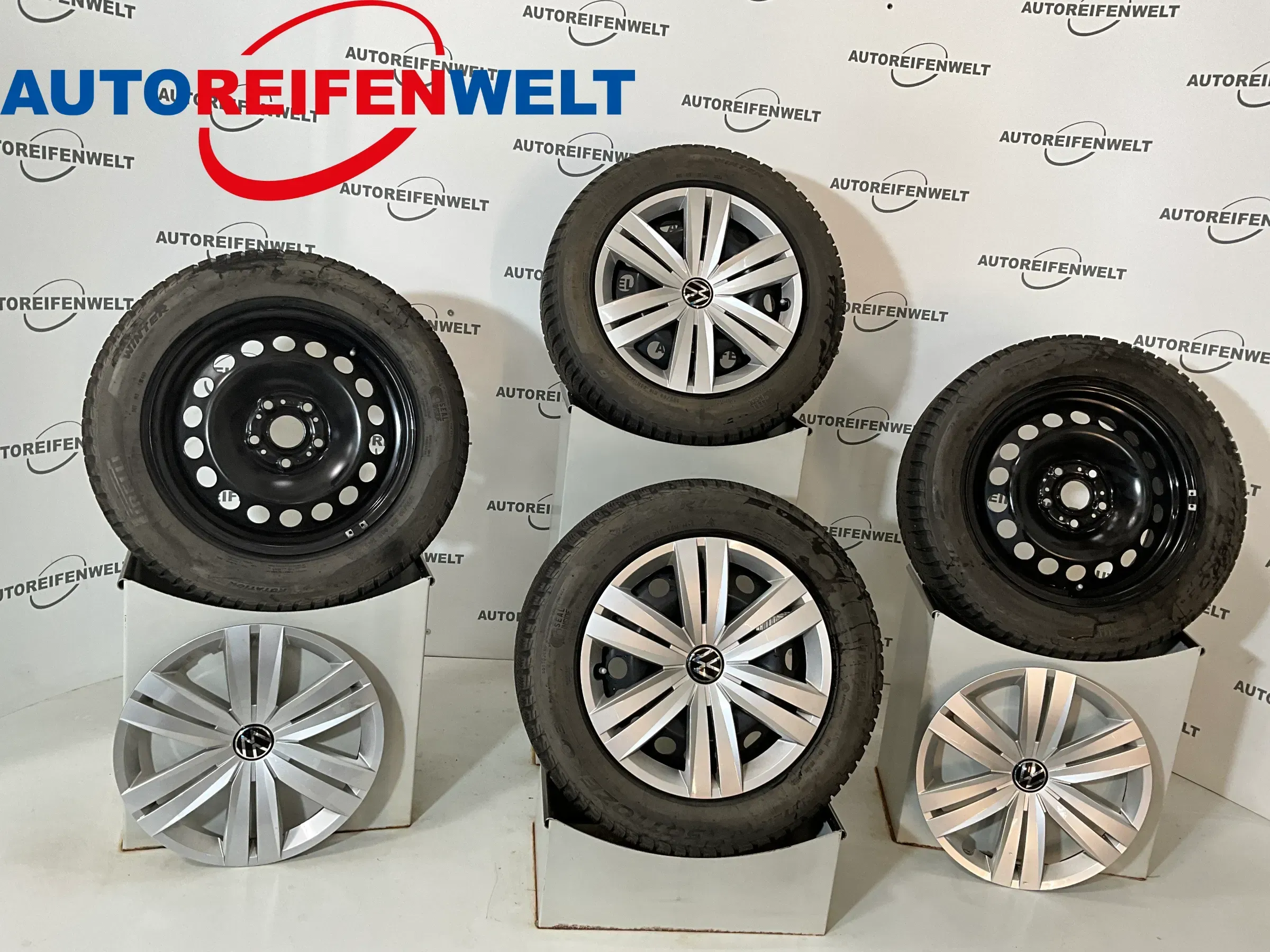 Winter Kompletträder 205/60R16 z.B. passend für VW Touran - Bild 1