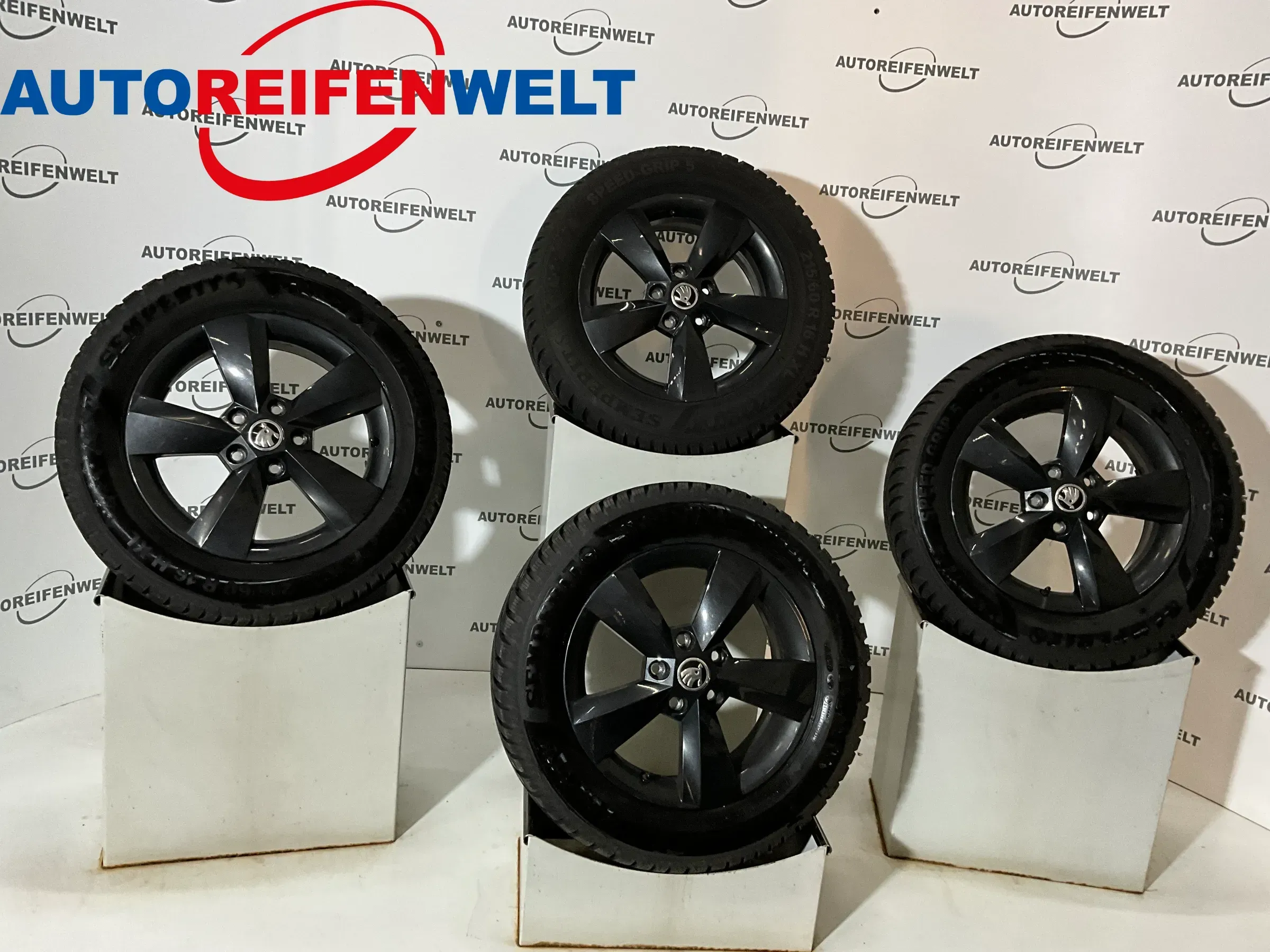 Winter Kompletträder 215/60R16 z.B. passend für Skoda Karoq - Bild 1
