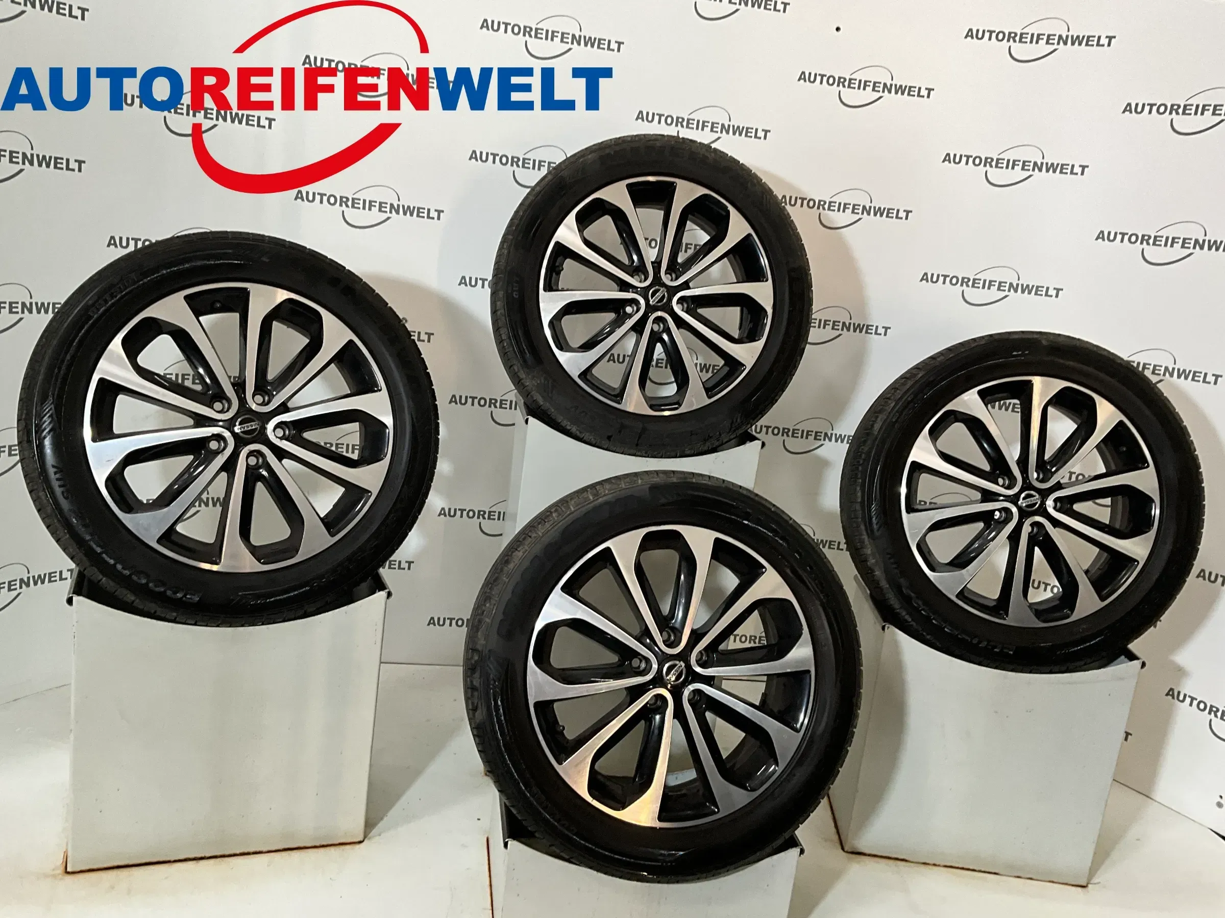 Sommer Kompletträder 215/55R18 z.B. passend für Nissan Qashqai - Bild 1