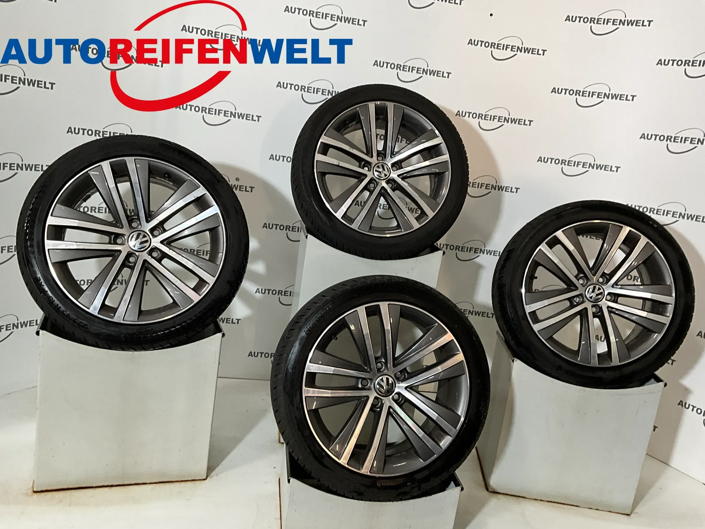 Sommer Kompletträder 225/45R18 z.B. passend für VW Sharan - Bild 1