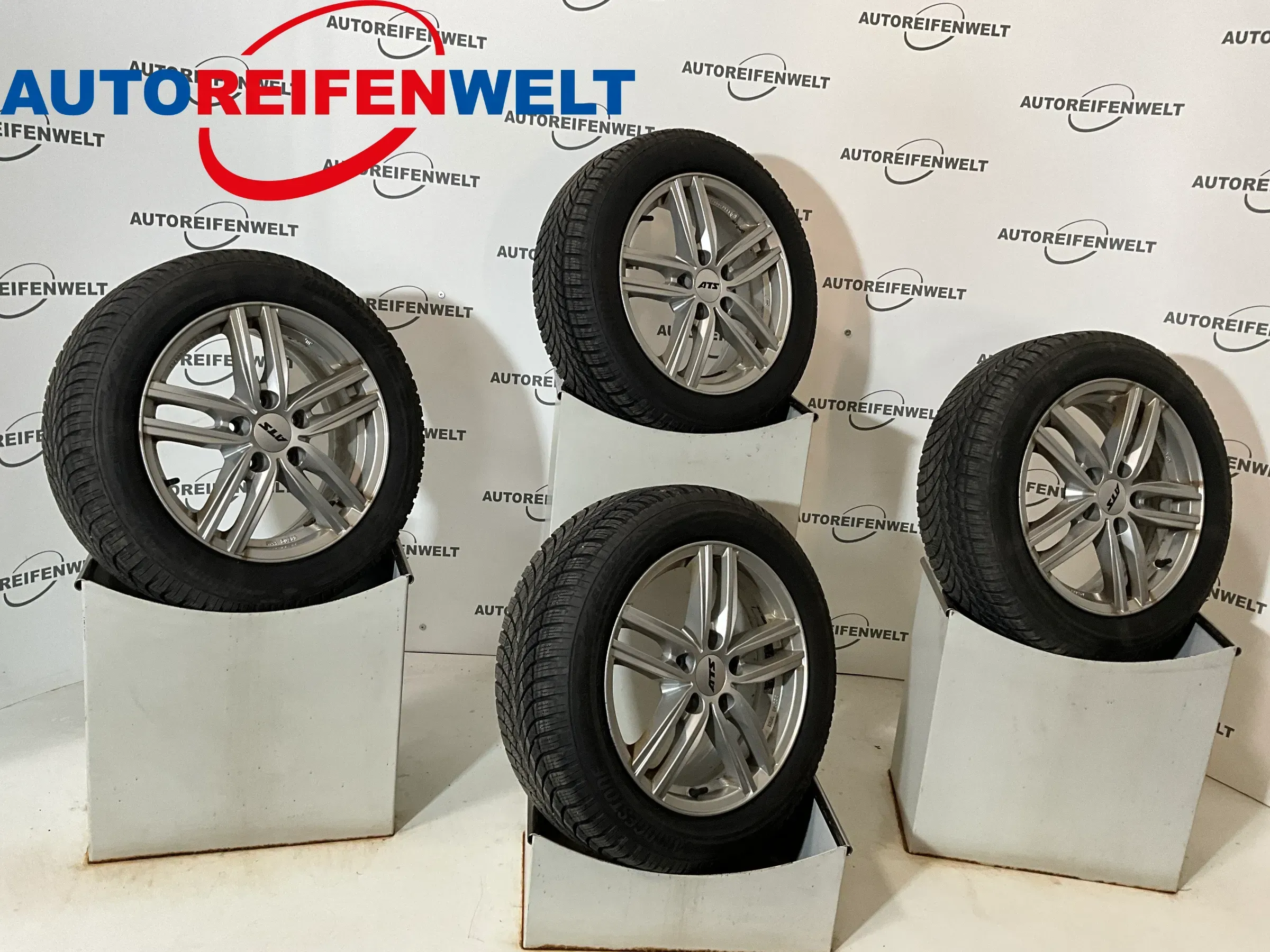 Winter Kompletträder 205/55R16 z.B. passend für VW Golf - Bild 1