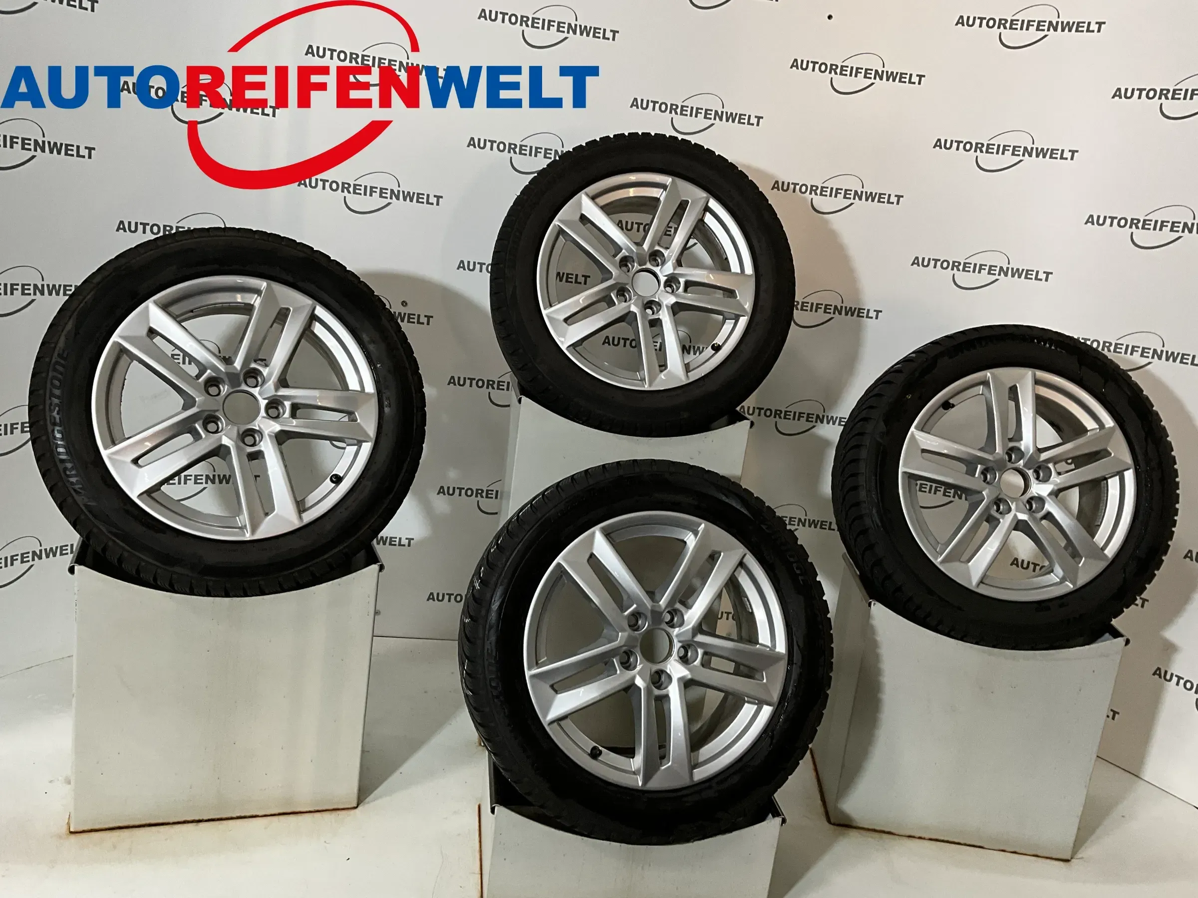Winter Kompletträder 225/50R17 z.B. passend für Audi A4 - Bild 1