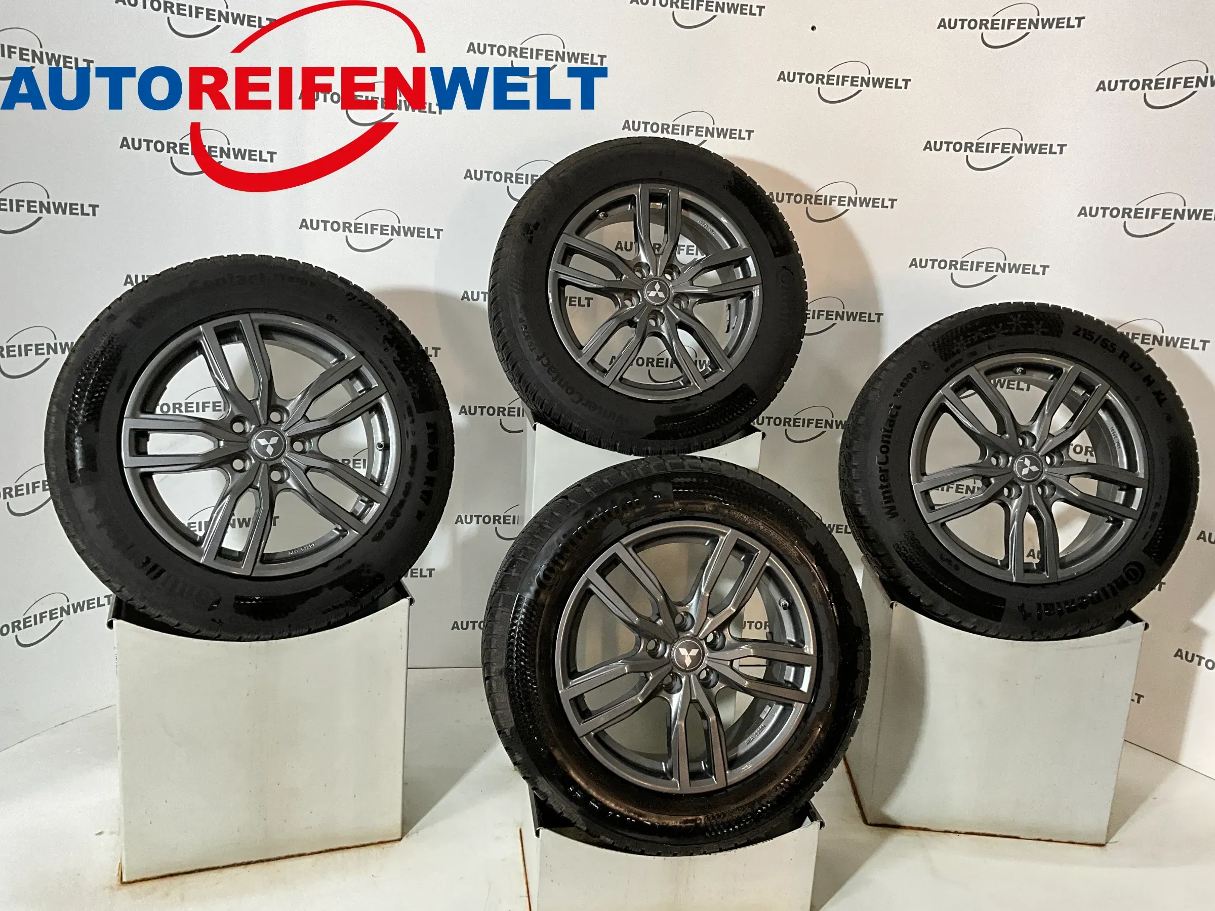 Winter Kompletträder 215/65R17 z.B. passend für Mitsubishi Outlander - Bild 1