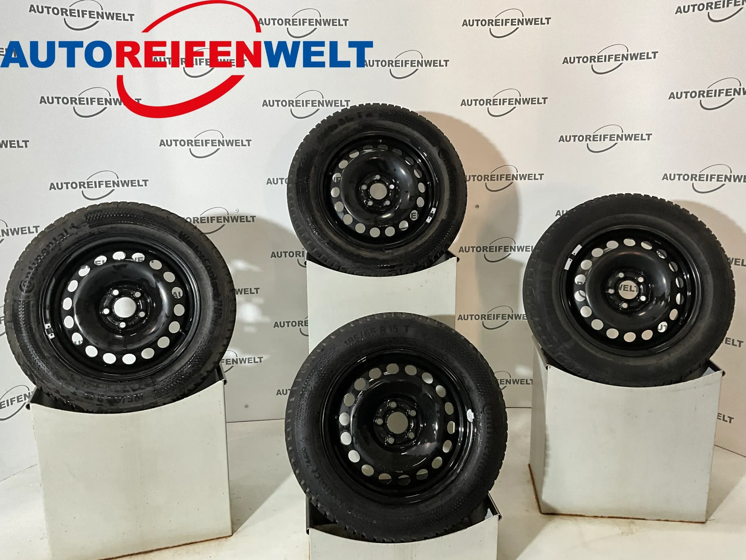 Winter Kompletträder 185/65R15 z.B. passend für VW Polo - Bild 1