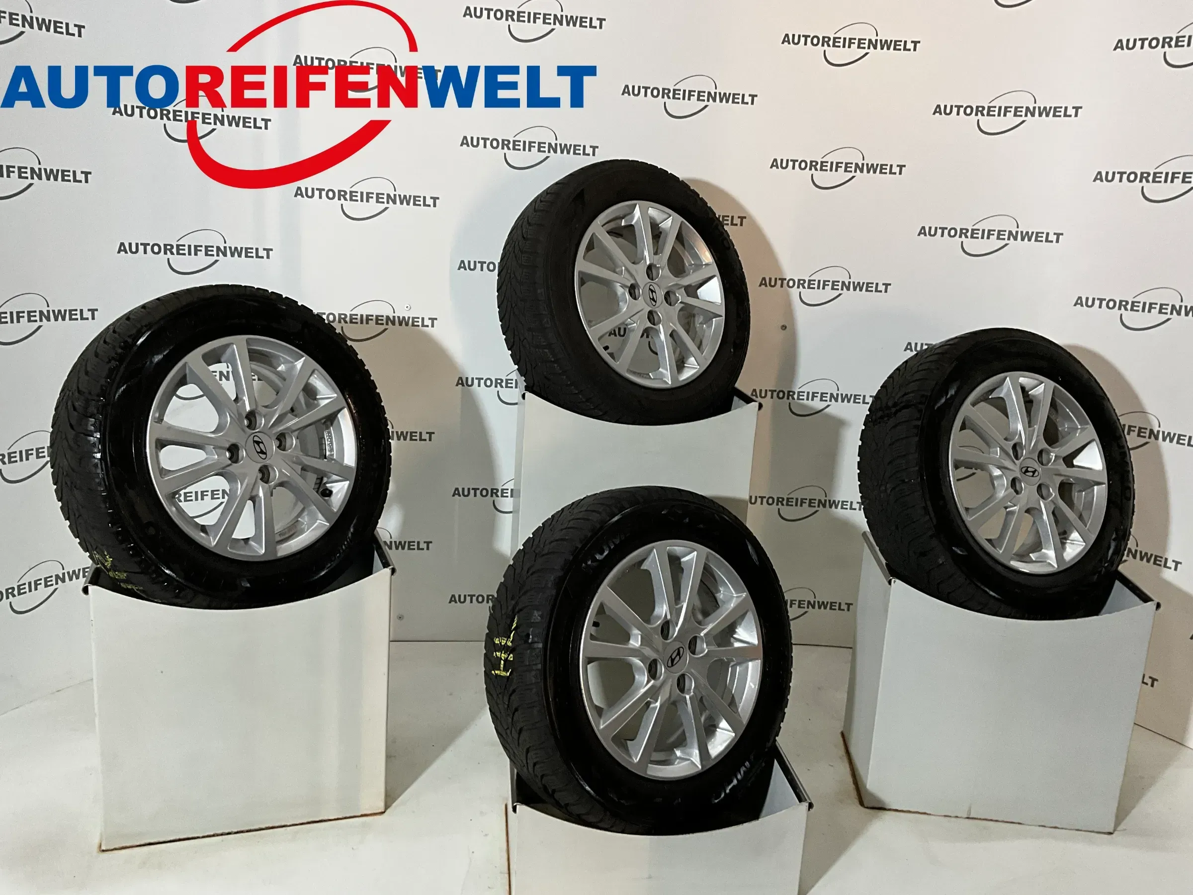 Winter Kompletträder 185/65R15 z.B. passend für Hyundai i20 - Bild 1